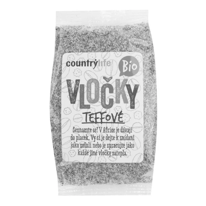 Country Life Vločky teffové 250g BIO